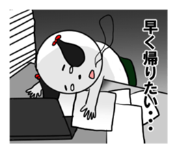 Fallen warrior dog1 sticker #14182397