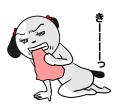 Fallen warrior dog1 sticker #14182407