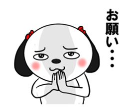 Fallen warrior dog1 sticker #14182409