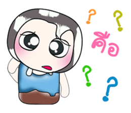 Hello!! My name is Mama...^_^ sticker #14182466