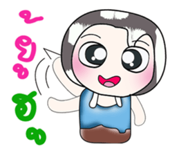 Hello!! My name is Mama...^_^ sticker #14182479