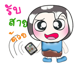 Hello!! My name is Mama...^_^ sticker #14182497