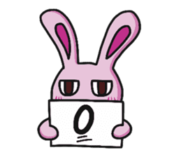 Sassy Pink Bunny(English version) sticker #14182751