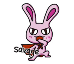 Sassy Pink Bunny(English version) sticker #14182752