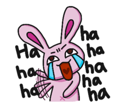 Sassy Pink Bunny(English version) sticker #14182754