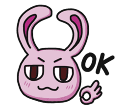 Sassy Pink Bunny(English version) sticker #14182755