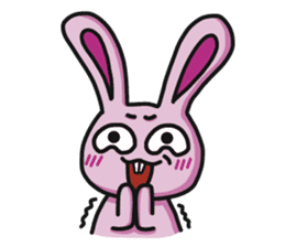 Sassy Pink Bunny(English version) sticker #14182758