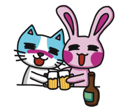 Sassy Pink Bunny(English version) sticker #14182759
