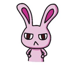 Sassy Pink Bunny(English version) sticker #14182760