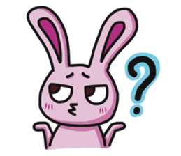 Sassy Pink Bunny(English version) sticker #14182763