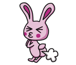 Sassy Pink Bunny(English version) sticker #14182772