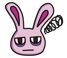 Sassy Pink Bunny(English version) sticker #14182777