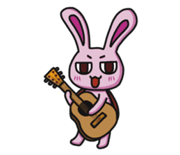 Sassy Pink Bunny(English version) sticker #14182784