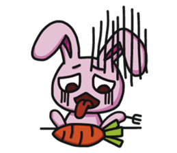Sassy Pink Bunny(English version) sticker #14182785