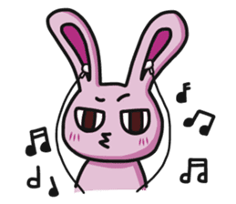 Sassy Pink Bunny(English version) sticker #14182789