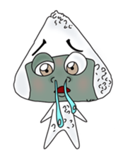 Onigiri ninja sticker #14183512