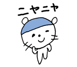 Relaxing life in winter. sticker #14183865