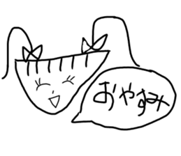 Kawaii sisters sticker #14184109