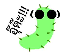 Green Worm Day sticker #14184619