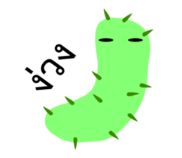 Green Worm Day sticker #14184640