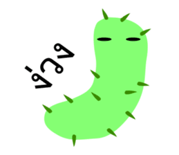 Green Worm Day sticker #14184640
