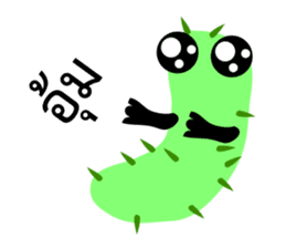 Green Worm Day sticker #14184642