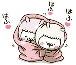 fool couple alpaca 4 sticker #14185477