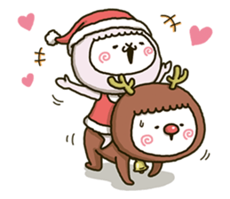 fool couple alpaca 4 sticker #14185487