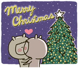 fool couple alpaca 4 sticker #14185489