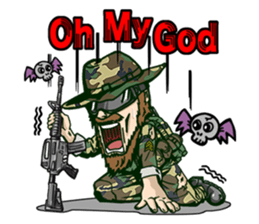 Curl Sergeant sticker #14185683