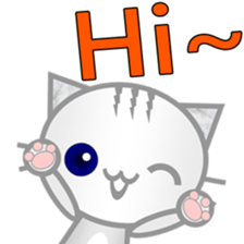 Emoji Tabby Cat sticker #14185734