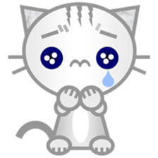 Emoji Tabby Cat sticker #14185740