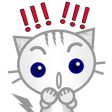 Emoji Tabby Cat sticker #14185744