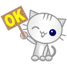 Emoji Tabby Cat sticker #14185748