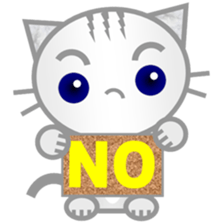Emoji Tabby Cat sticker #14185749