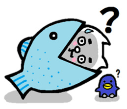 Cat of eyebrows No.2 sticker #14185930