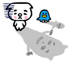 Cat of eyebrows No.2 sticker #14185939