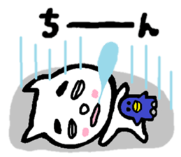 Cat of eyebrows No.2 sticker #14185946