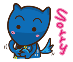 Wolf baby3 sticker #14186093