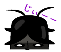 Anthropomorphized cockroach sticker #14186113