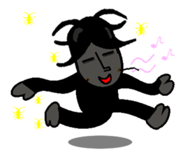 Anthropomorphized cockroach sticker #14186118