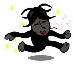 Anthropomorphized cockroach sticker #14186118