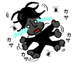 Anthropomorphized cockroach sticker #14186119