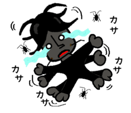 Anthropomorphized cockroach sticker #14186119