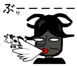 Anthropomorphized cockroach sticker #14186122