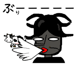 Anthropomorphized cockroach sticker #14186122