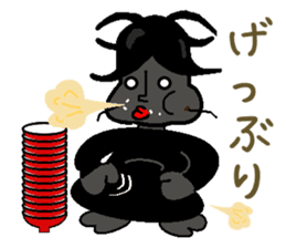 Anthropomorphized cockroach sticker #14186123