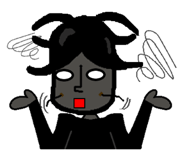 Anthropomorphized cockroach sticker #14186125