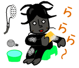 Anthropomorphized cockroach sticker #14186131