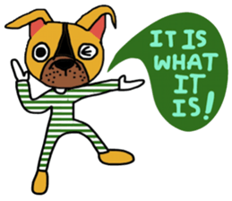 Moo, life is easy sticker #14187950